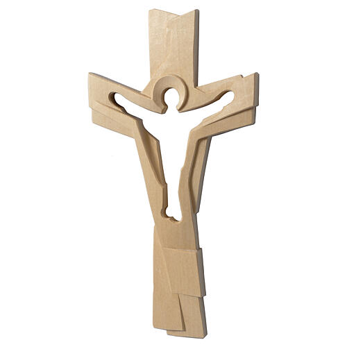 Cross of the Passion, natural wood, Val Gardena 1