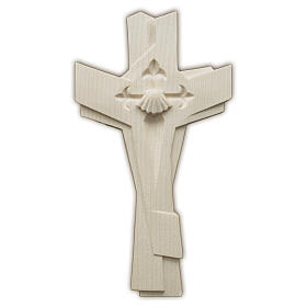 Croce Viaggio del pellegrino colore naturale legno Valgardena