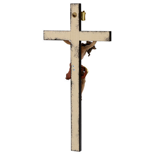 Romerio crucifix, painted wood of Val Gardena 6