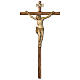 Tacca crucifix, bicoloured patinated wood of Val Gardena s1