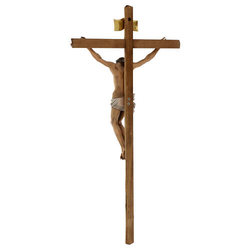 Colored crucifix in Valgardena wood Tacca 6