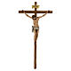 Colored crucifix in Valgardena wood Tacca s1