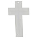 Cruz doble vidrio purpurina oro Cristo metal 20x12 cm s3