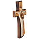 Crucifijo Sagrada Familia madera pintada s4