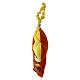 Croce decina San Francesco tessuto 10x5 cm s2