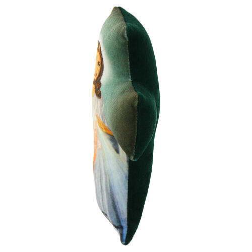 Divine Mercy fabric cross, 14x10 cm 2