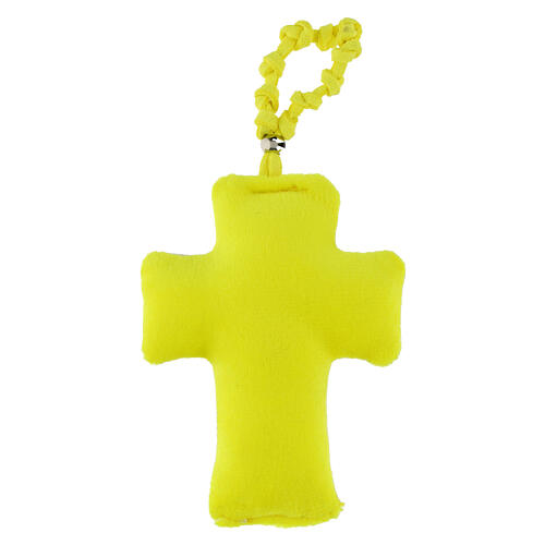 Guardian Angel, fabric single decade rosary, 4x2 in 3