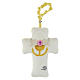 Croix douce dizainier Première Communion 10x5 cm s1