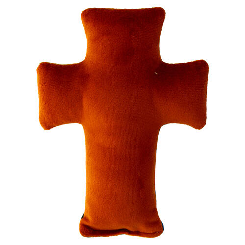 Jesus the Good Shepherd, 5.5x4-inch cross pillow 3