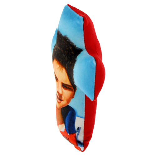 Stoffkreuz Carlo Acutis 14x10 cm 2