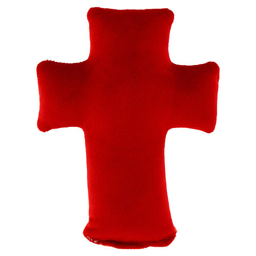 Carlo Acutis fabric cross, 14x10 cm 3