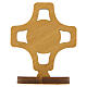 Jubiläums-Tischkreuz Klarissenkloster Albano Laziale aus Olivenholz s3