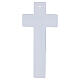 Bicolor Glass Cross with Modern Silver Body, 21x10 cm s3