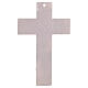 Cruz vidrio beige Árbol de la Vida cuerpo plata 21x14 cm s4