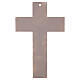 Cruz Árbol de la Vida vidrio beige moderno plata 34x22 cm s3