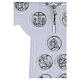 Croce Via Crucis vetro bianco 14 stazioni 34x19 cm s4