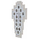 Crocefisso Via Crucis legno e vetro cristo risorto 38x24 cm s3