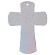Croix Jubilé 2025 en verre de Murano avec décorations et murrines multicolores 16x12 cm s4