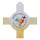 Croix ancre en verre de Murano Jubilé 2025 26x12 cm s2