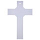 Croce in vetro glitter oro logo Giubileo 2025 47x30 cm s4