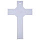 Cruz blanca con purpurina de vidrio Jubileo 2025 47x30 cm s4