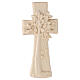 Tree of Life Cross in Colored Maple Wood from Val Gardena s1