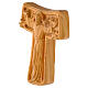 Olive wood Crucifix St. Francis Tau 15 cm Val Gardena s2