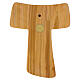 Olive wood Crucifix St. Francis Tau 15 cm Val Gardena s4