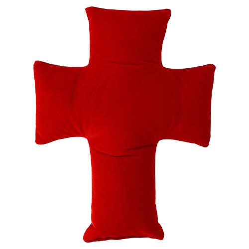Carlo Acutis cross-shaped pillow, 12x9.5 in 3