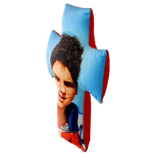 Almofada cruz Carlo Acutis 30x24 cm 2