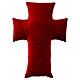 Virgin of Silence, cross-shaped pillow, 18x12 in s3