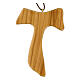 Cruz Tau madera de olivo italiano 9x6 cm s1