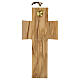 National Olive Wood Cross with Trinity Metal, 13x8 cm s3