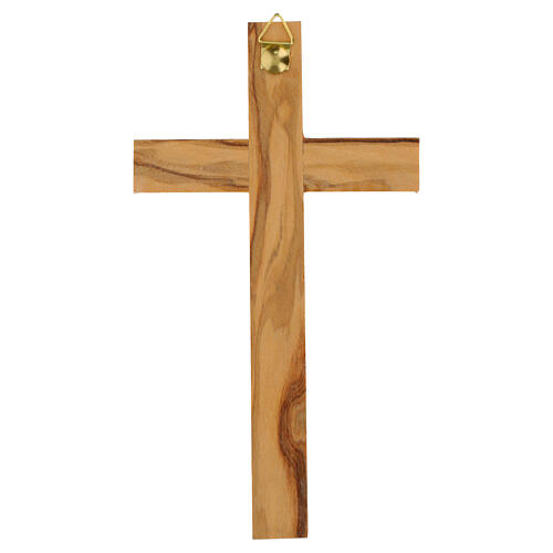 Wall cross in national olivewood, 7x4 in 3