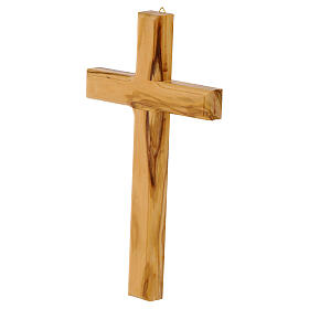 Croce in legno d'ulivo nazionale 18x10 cm