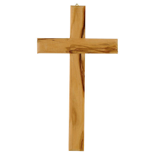 Croce in legno d'ulivo nazionale 18x10 cm 1