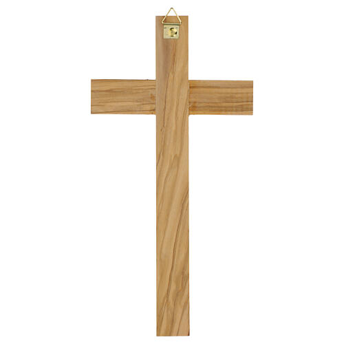 Cruz de madera de olivo italiano 30x15 cm 3