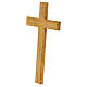 Cruz de madera de olivo italiano 30x15 cm s2
