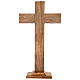 Italian olivewood table cross, 18.5x10 in s3