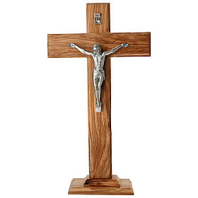 Cruz de olivo italiano de mesa 47x25 cm