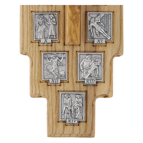 Croce in ulivo nazionale Via Crucis 28x16 cm 4