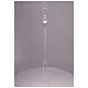 Croce in plexiglass illuminazione led bianco 150 cm s1