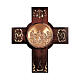 Via crucis 14 stazioni in bronzo forma a croce 70x60 cm Molina s1