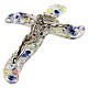 Multicolor Murano glass crucifix, 40x25 cm s2