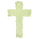 Murano glass cross with multicolour details, 16x10 in s3