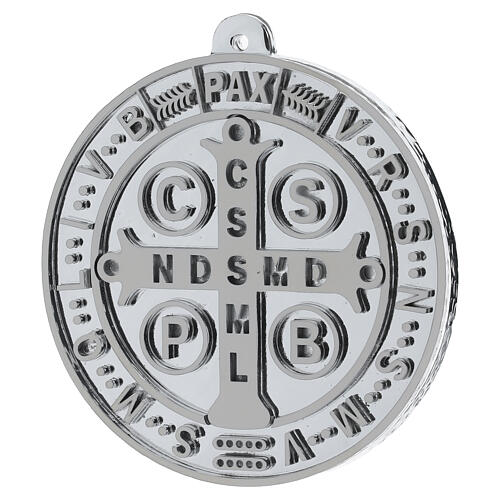 Saint Benedict medal bas-relief in resin 14 cm diameter 2