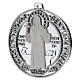 Saint Benedict medal bas-relief in resin 14 cm diameter s1