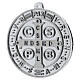 Saint Benedict medal bas-relief in resin 14 cm diameter s2