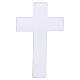 Murano glass wall crucifix with heart motif, 15x10 cm, gold-finished Christ figure s4