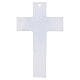 Cruz vidrio de Murano Cielo Azul con murrinas 16 cm s4